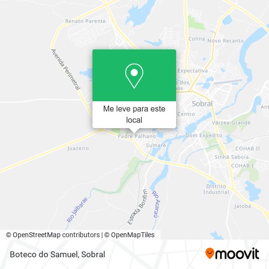 Boteco do Samuel mapa