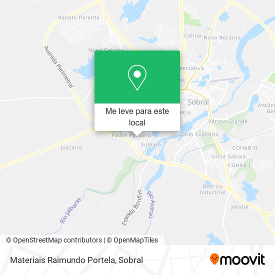 Materiais Raimundo Portela mapa