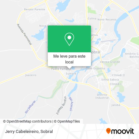 Jerry Cabeleireiro mapa