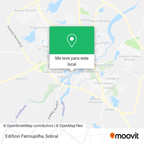 Edifício Farroupilha mapa