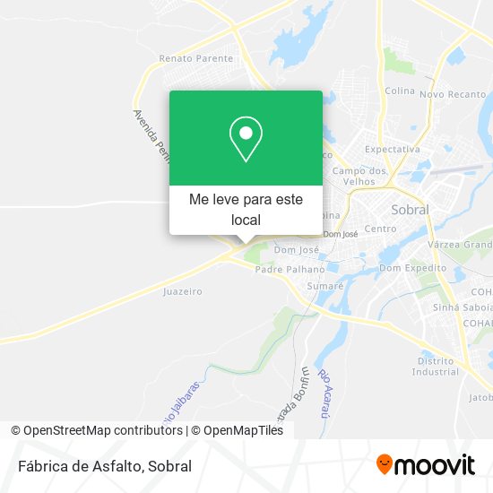 Fábrica de Asfalto mapa