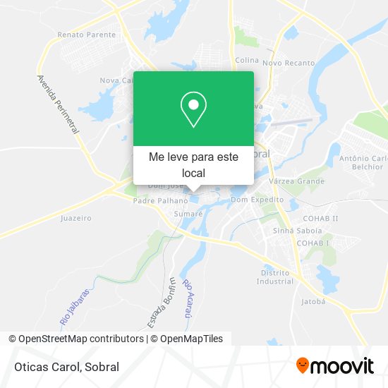 Oticas Carol mapa