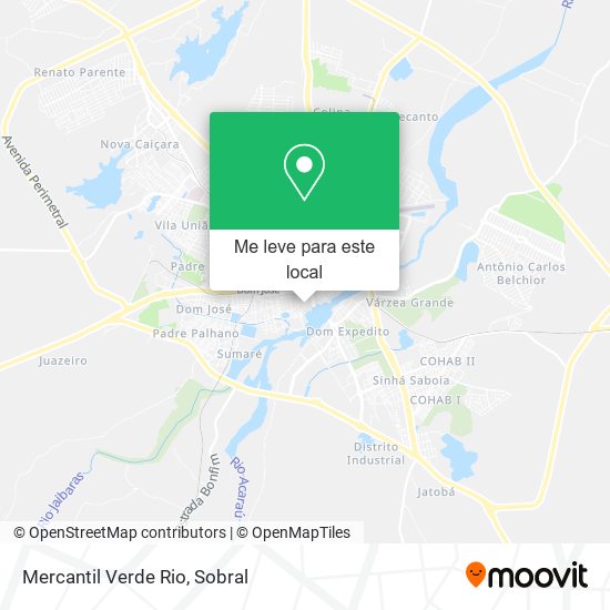 Mercantil Verde Rio mapa