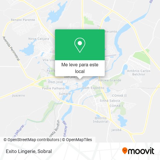 Exito Lingerie mapa