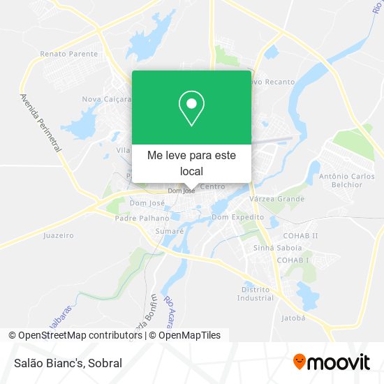 Salão Bianc's mapa