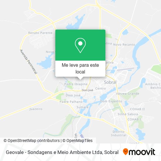 Geovale - Sondagens e Meio Ambiente Ltda mapa