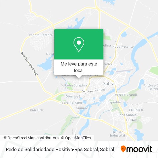 Rede de Solidariedade Positiva-Rps Sobral mapa