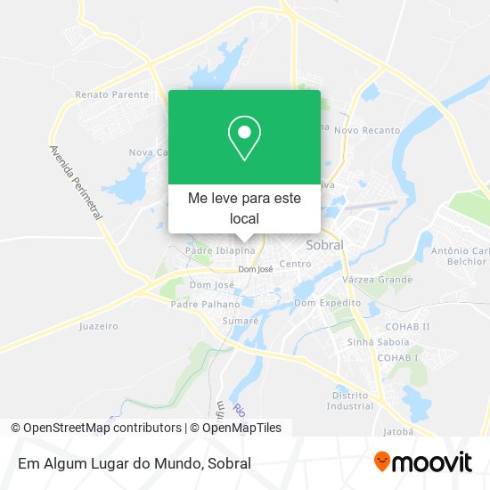 Em Algum Lugar do Mundo mapa