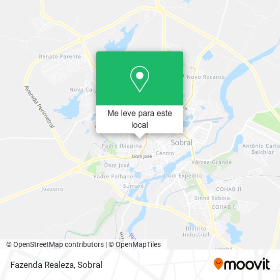 Fazenda Realeza mapa