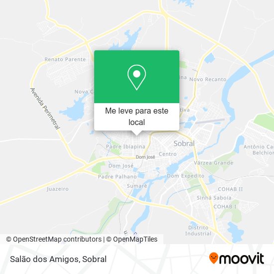 Salão dos Amigos mapa