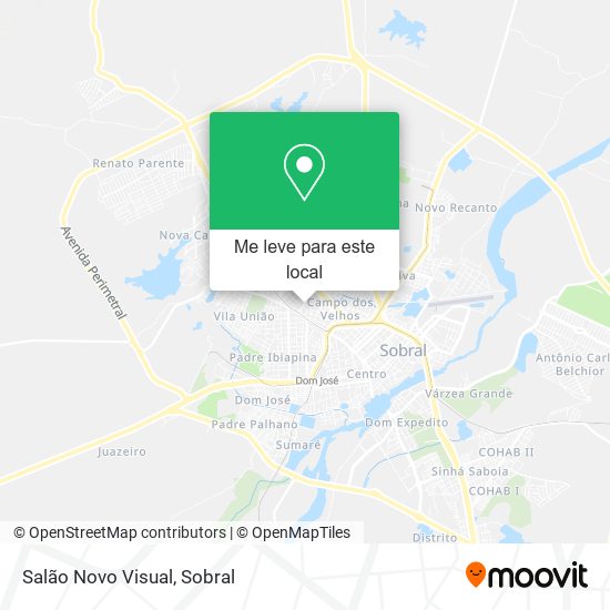 Salão Novo Visual mapa