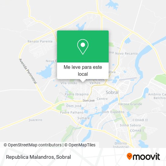 Republica Malandros mapa