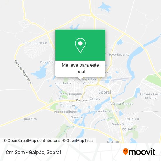 Cm Som - Galpão mapa