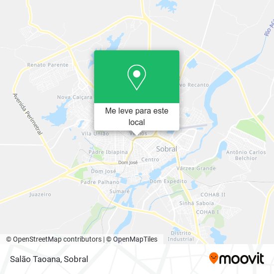Salão Taoana mapa