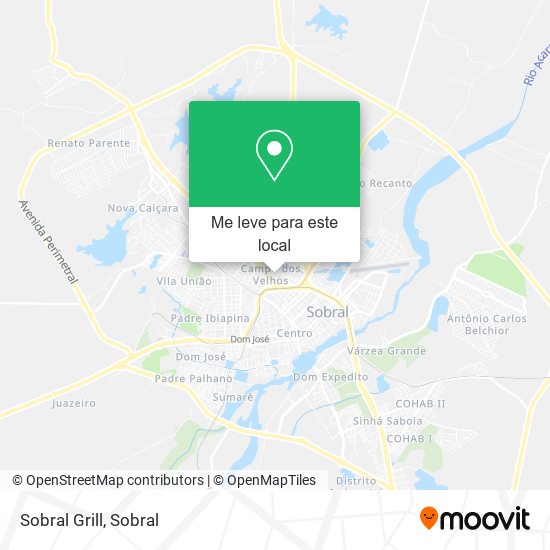 Sobral Grill mapa