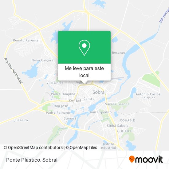 Ponte Plastico mapa