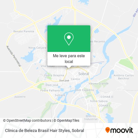Clínica de Beleza Brasil Hair Styles mapa