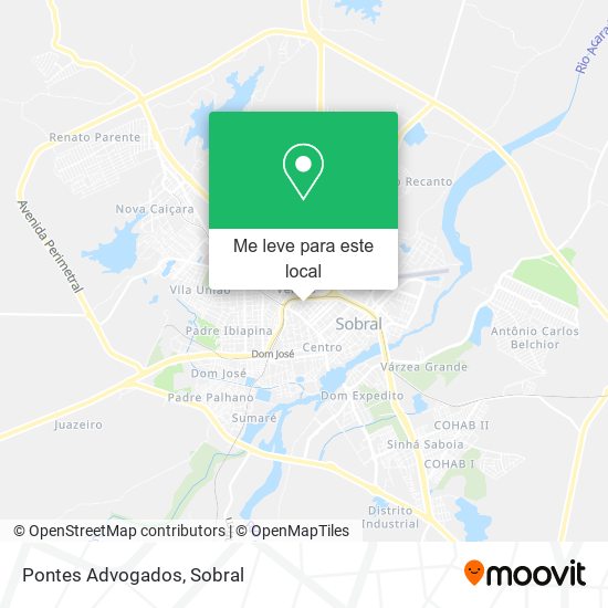 Pontes Advogados mapa