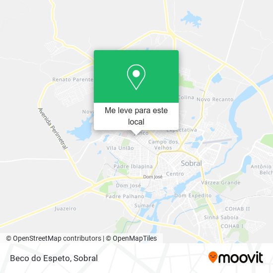 Beco do Espeto mapa
