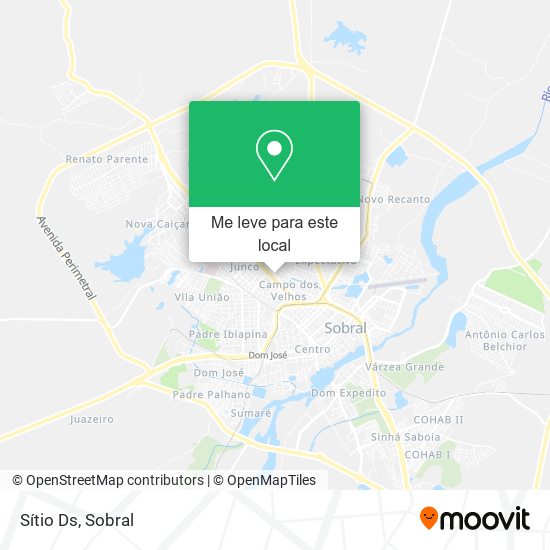 Sítio Ds mapa