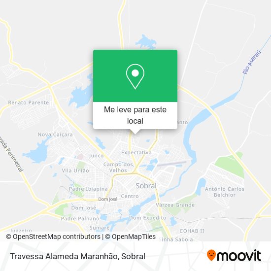 Travessa Alameda Maranhão mapa