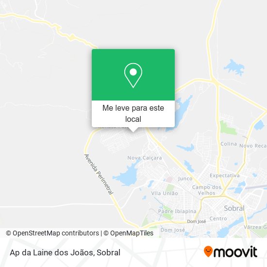 Ap da Laine dos Joãos mapa