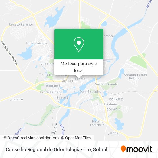 Conselho Regional de Odontologia- Cro mapa