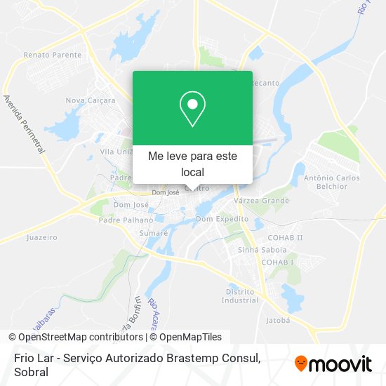 Frio Lar - Serviço Autorizado Brastemp Consul mapa