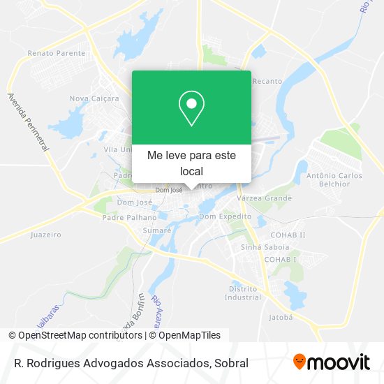 R. Rodrigues Advogados Associados mapa