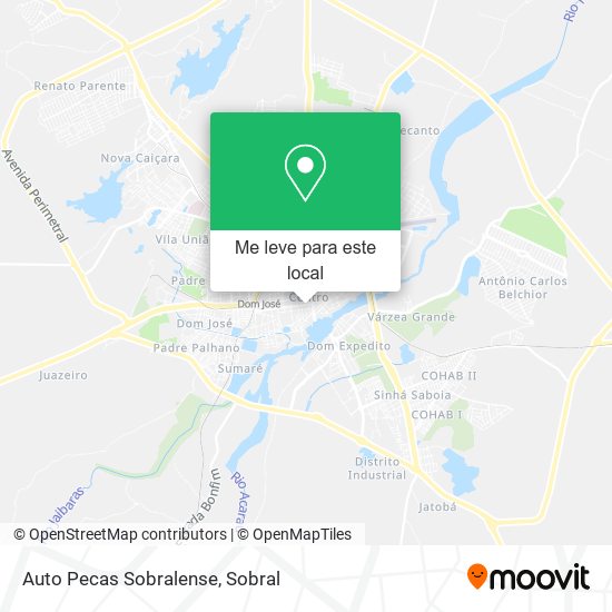 Auto Pecas Sobralense mapa