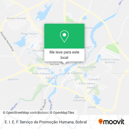 E. I. E. F. Serviço de Promoção Humana mapa