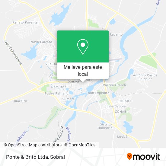 Ponte & Brito Ltda mapa