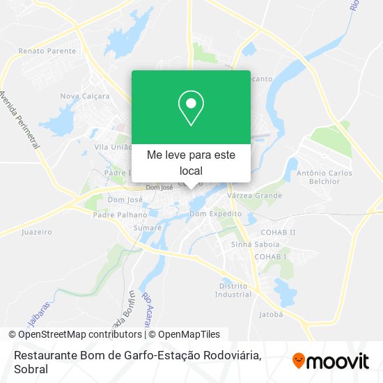 Restaurante Bom de Garfo-Estação Rodoviária mapa