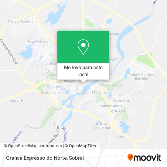 Grafica Expresso do Norte mapa