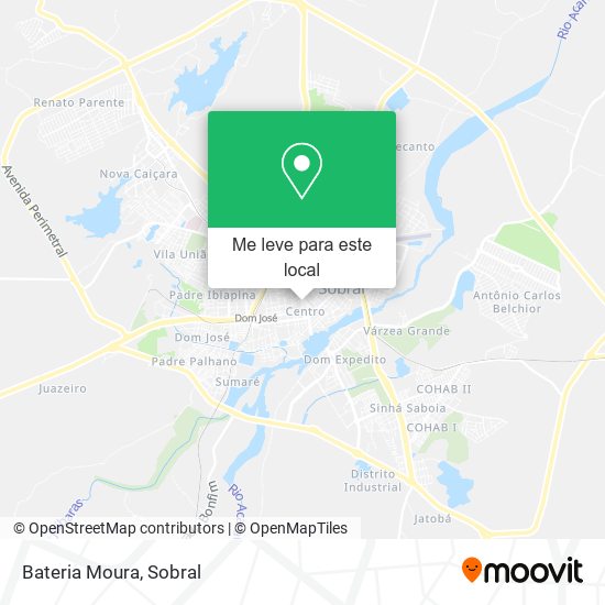 Bateria Moura mapa