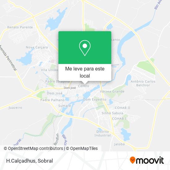 H.Calçadhus mapa