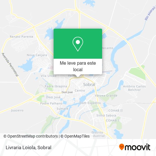 Livraria Loiola mapa