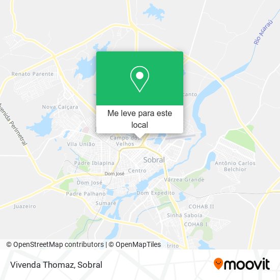 Vivenda Thomaz mapa