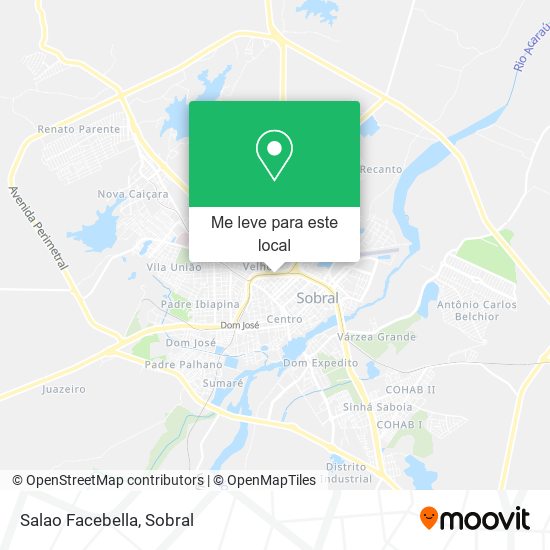 Salao Facebella mapa