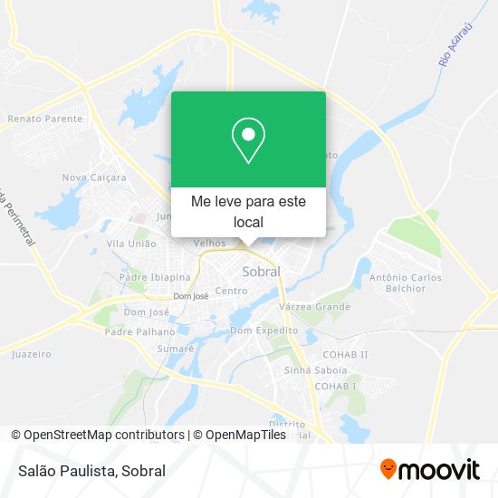 Salão Paulista mapa