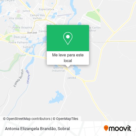 Antonia Elizangela Brandão mapa