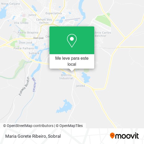 Maria Gorete Ribeiro mapa