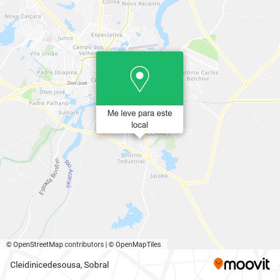 Cleidinicedesousa mapa