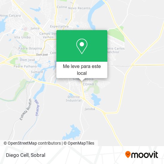 Diego Cell mapa