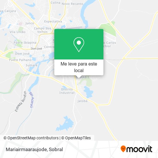 Mariairmaaraujode mapa