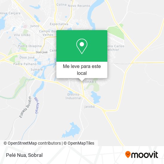 Pelé Nua mapa