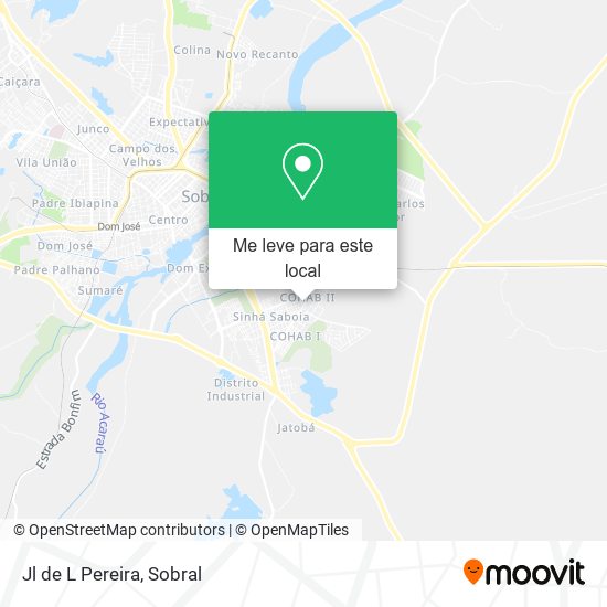 Jl de L Pereira mapa