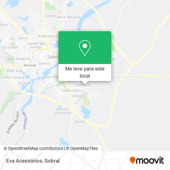 Eva Acessórios mapa