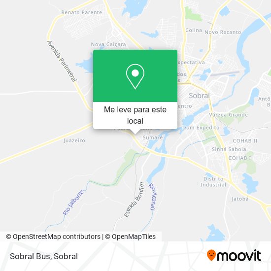 Sobral Bus mapa
