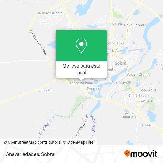 Anavariedades mapa
